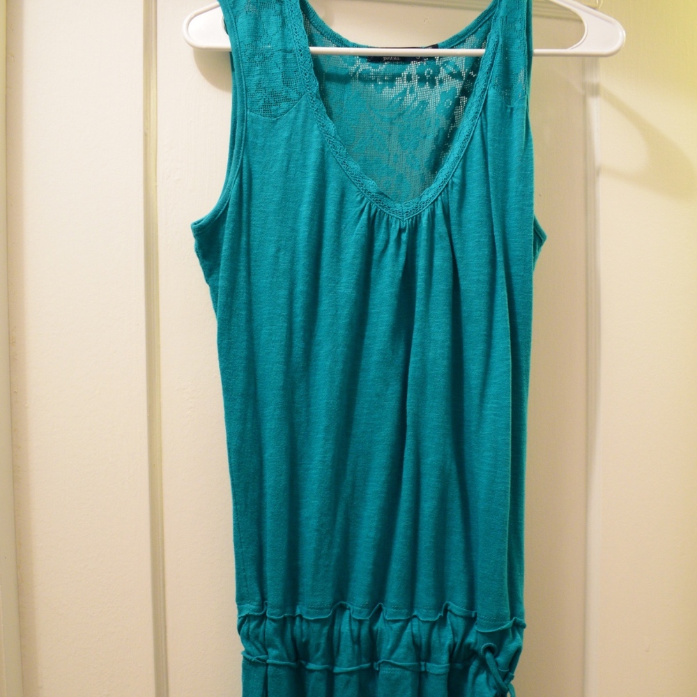 Teal prank summer dress